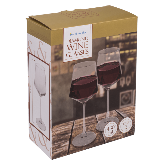 Out of the blue KG - Vente Verres à vin - Verres à vin en diamant,2