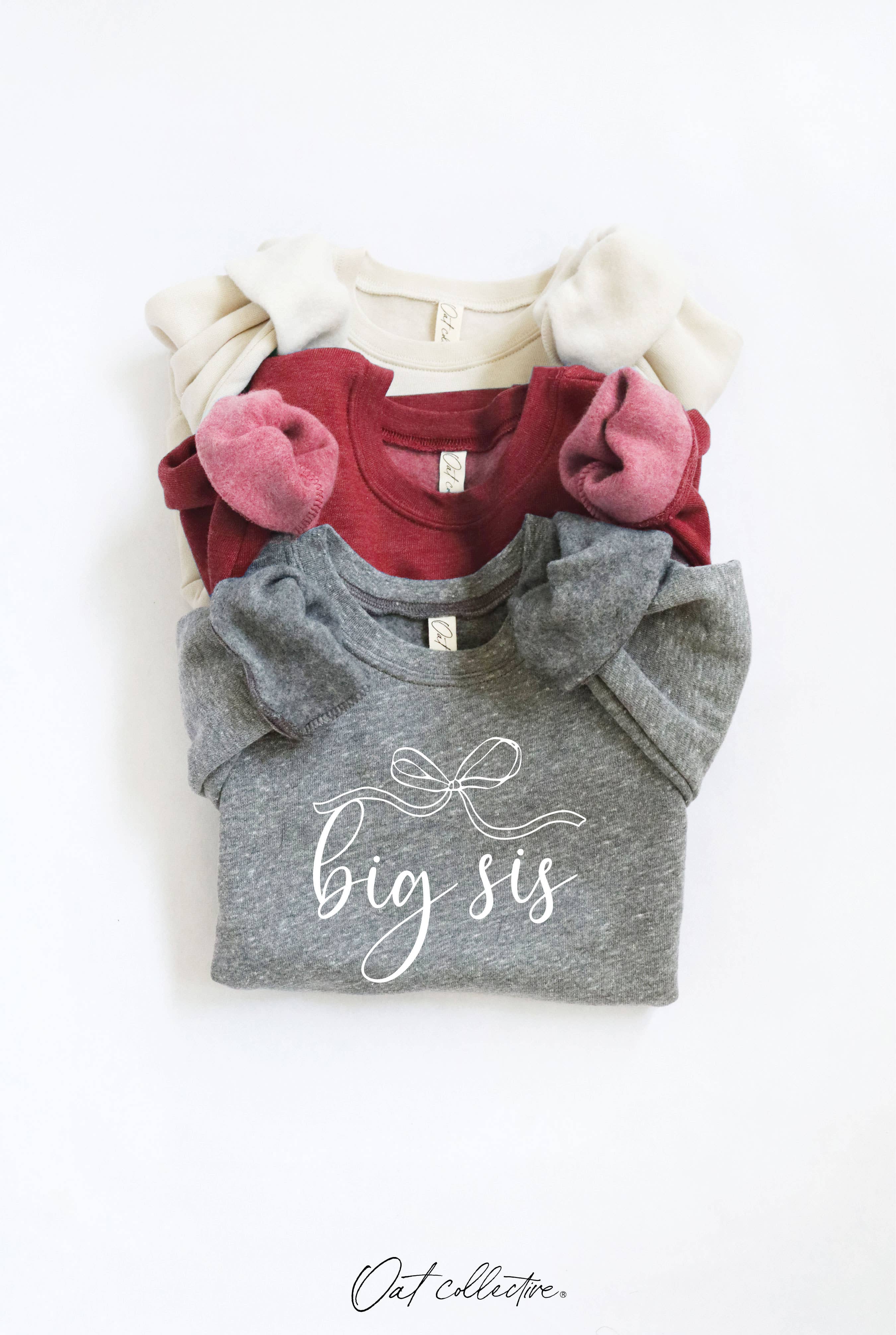 OAT COLLECTIVE – wholesale Sweatshirt - Barn – BIG SIS Toddler Grafisk Sweatshirt4