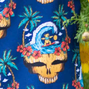 Grateful Dead Tiki All Over Steal Your Face Board Shorts– Section 119