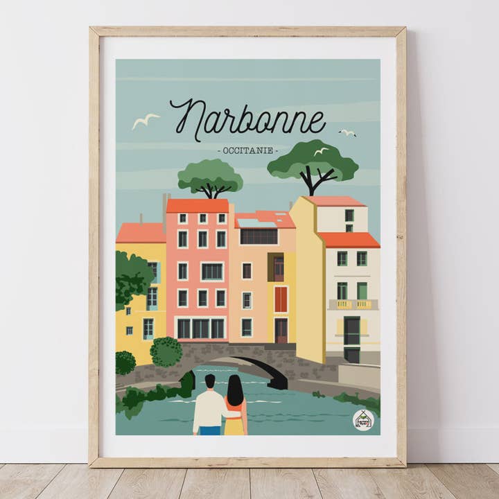 Manifesto NARBONNE - Occitania per la vendita all'ingrosso da parte di Les Petits Yéyés