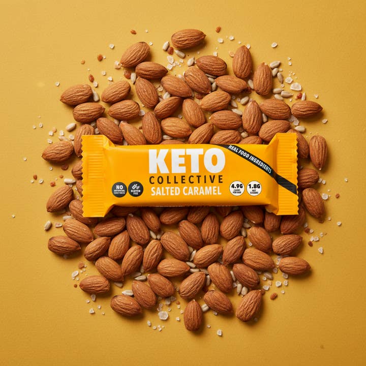 Keto Collective – wholesale Snack bar – SALTED CARAMEL KETO BARS (x 15)