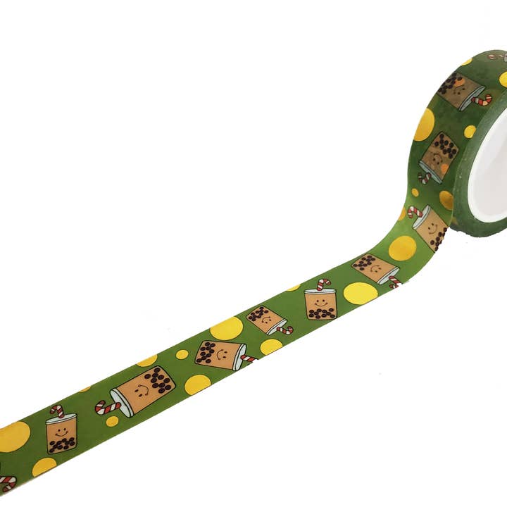 Washi Tape Foil- Holiday Boba for wholesale by Tomkcy