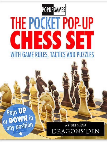 Il Set di Scacchi Tascabile Pop-Up - Giochi Pop-Up per la vendita all'ingrosso da parte di Bounce Sales & Marketing