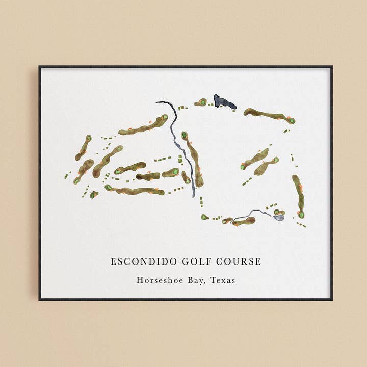 Escondido Golf Club Print #2 for wholesale by ally aiken design