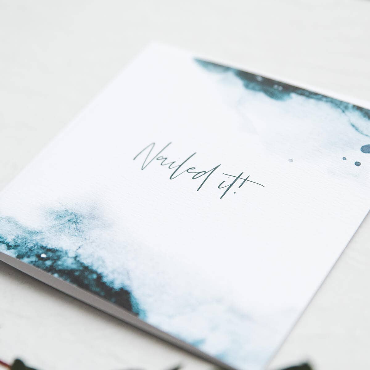 I am Nat Ltd - Wholesale Congratulations Card - 'Nailed it!' Congratulations Card2