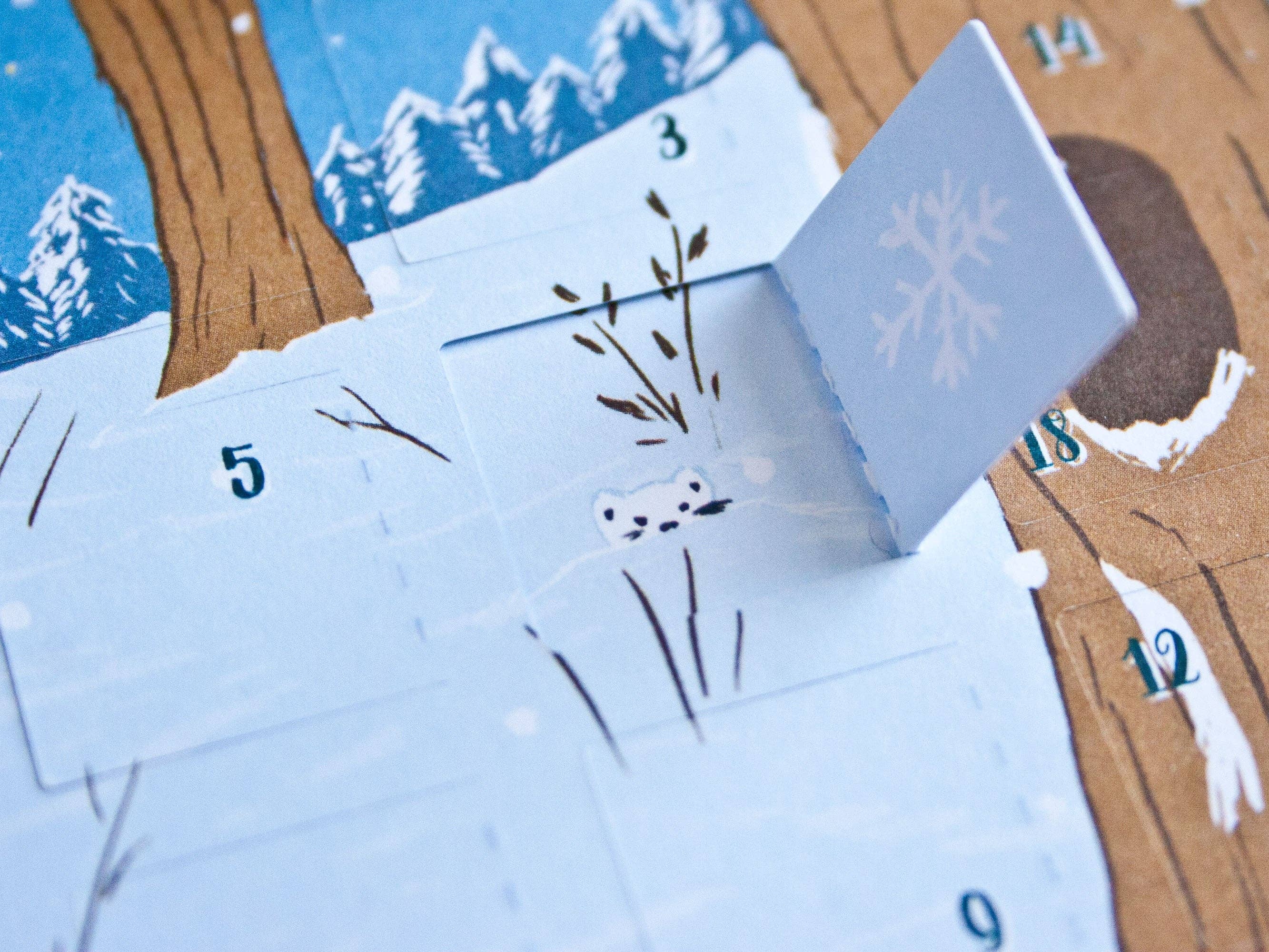 Katja Rub - Wholesale Advent Calendar - Advent calendar postcard winter forest6