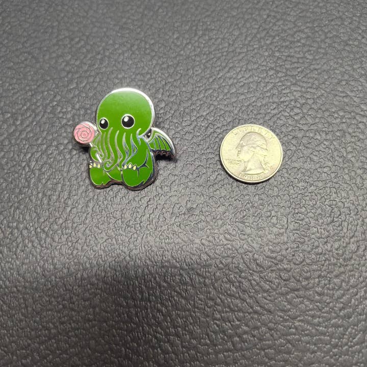 Mountain's Misfits - Wholesale Lapel Pin/Button - Cthulhu & Candy Enamel Pin - Cthulhu Lovecraft Pin2