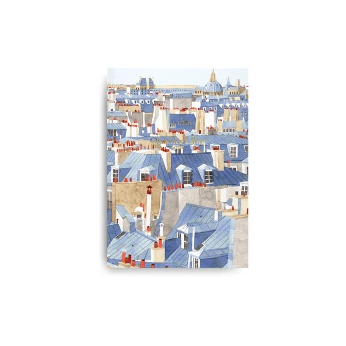Quartier Libre Papier - Wholesale Notebook - Little Notebook Roofs of Paris Free District0