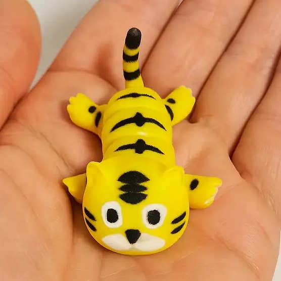 Miniatur Gelenkiger Tiger – Hergestellt in den USA für den Großhandel von MAO 3D Prints