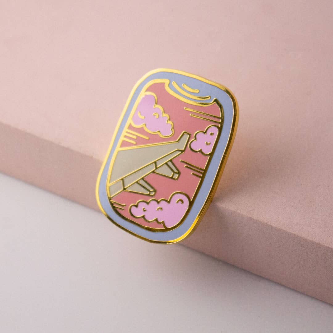 Bobo Design Studio - Vente Épinglettes/boutons - Épinglette émaillée pour fenêtre d'avion2