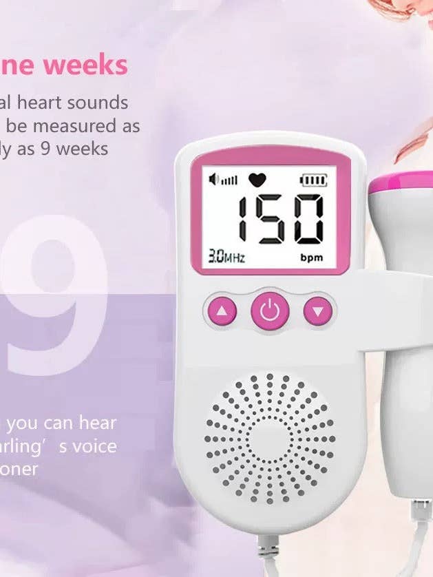 Mix Match Colors Fetal Doppler Baby Heart Monitor For Pregnancy for wholesale on Faire6