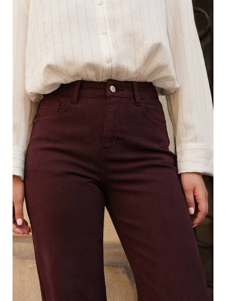 Oraije Paris - Vendita all'ingrosso Jeans - Donna - Jeans Barbara a gamba larga14