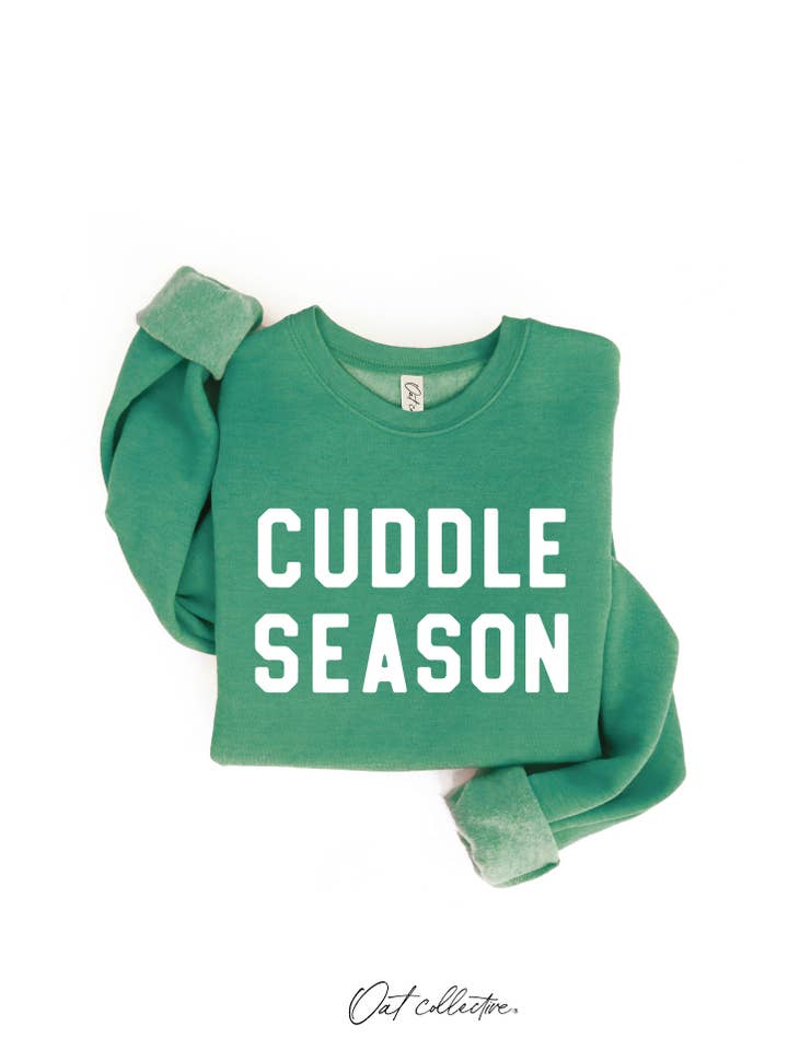 OAT COLLECTIVE - Wholesale Graphic Sweatshirt - Women's - CUDDLE SEASON Graphic Sweatshirt