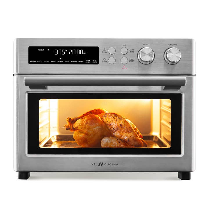 VAL CUCINA 10-in-1 Air Fryer Toaster Oven - Brushed Stainle for wholesale by VAL CUCINA
