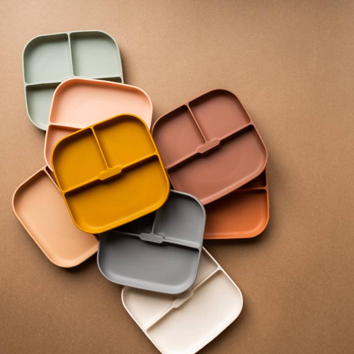 Minika - Wholesale Dinner plate – Kids & Baby - Silicone plate - Shell5