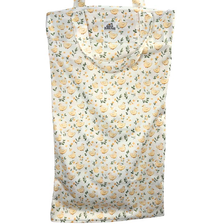 The Good Village Cloth Co + Market - Wholesale Wet Bag - Kids & Baby - Large Hanging Wetbag | Duckies3