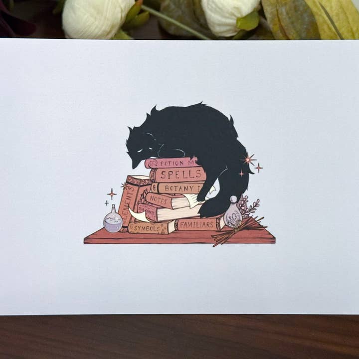 Impressão Artística de Gato Sonolento Familiar por atacado de Keely Studios