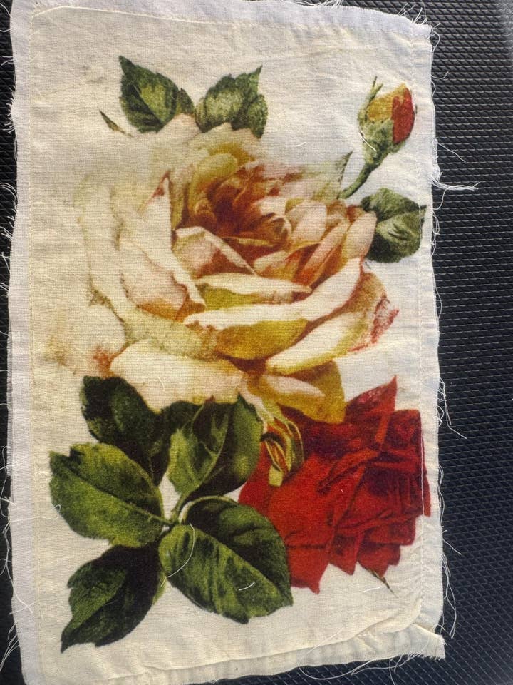 Rose Floral Digital Print Patches 9.5 x 6 Inch – SP0054 for wholesale by Kaantha karma