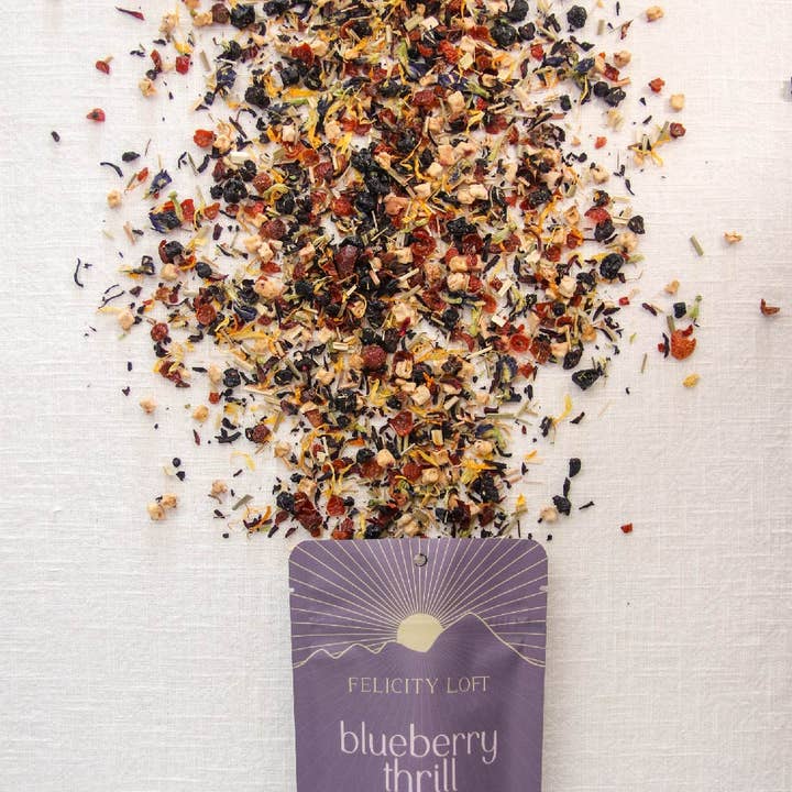 Felicity Loft - Wholesale Loose Tea - Blueberry Thrill Tea1