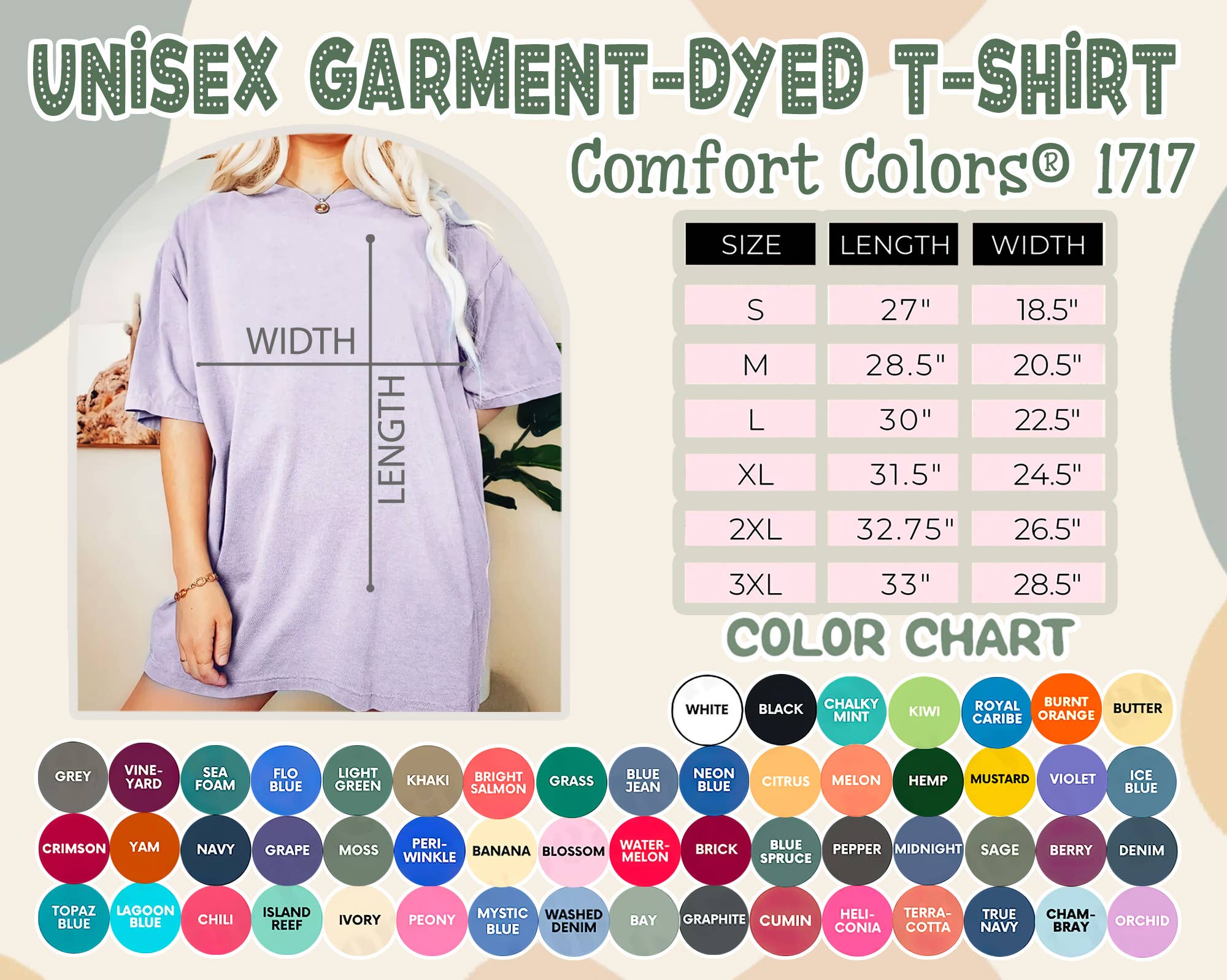 One Nine - Wholesale T-shirt met print - Dames - Comfort Colors® Texas-hemd/Texas-cadeau5