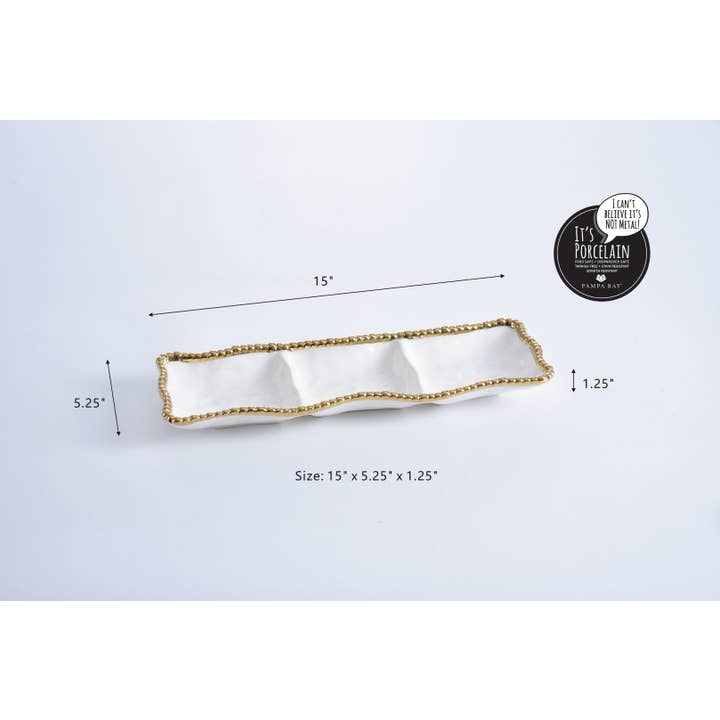 Pampa Bay - Wholesale Serving tray - 3 Section Serving Piece1