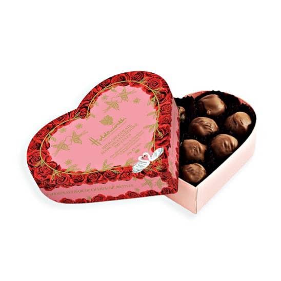 Classic Marc De Champagne Heart 130g Gift Box for wholesale by Holdsworth Chocolates
