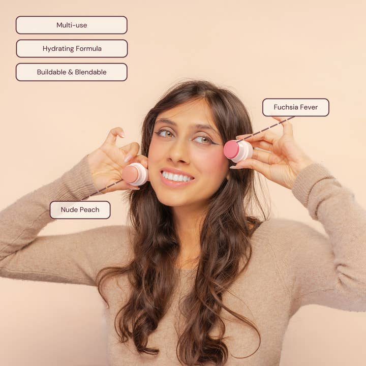 Kara Beauty - Wholesale Blush - Blush Hour Cheek Balm - Desert Rose2