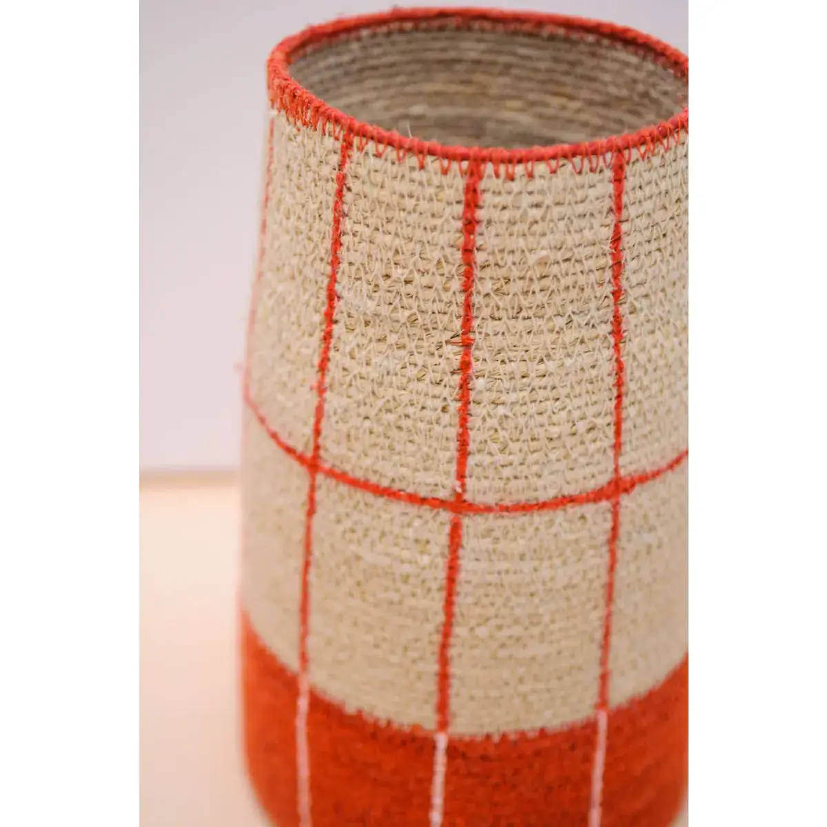 B A O B A B - Maison - Wholesale Basket - TRIBAL RED JONC Basket1