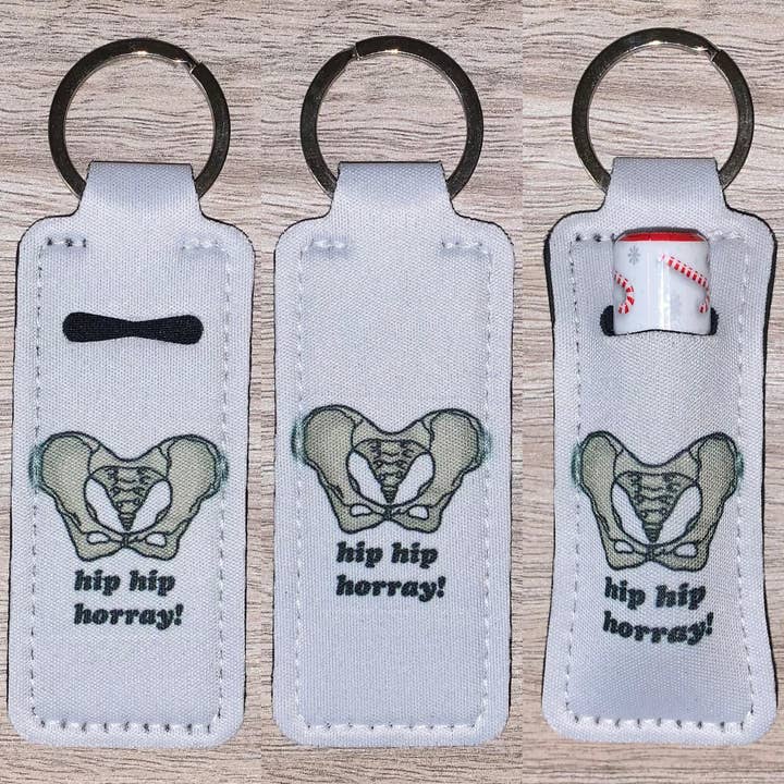 HIP HIP Horray! porta-batom de humor médico/batom por atacado de Stand Tall Giraffe Crafts