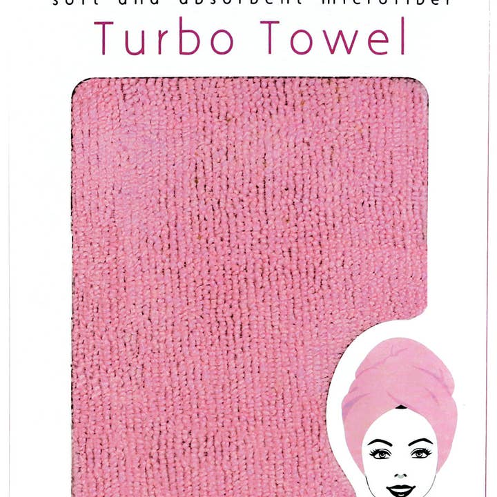 DM Merchandising - Wholesale Hair Towel/Wrap - Lemon Lavender Turbo Towel Open Stock