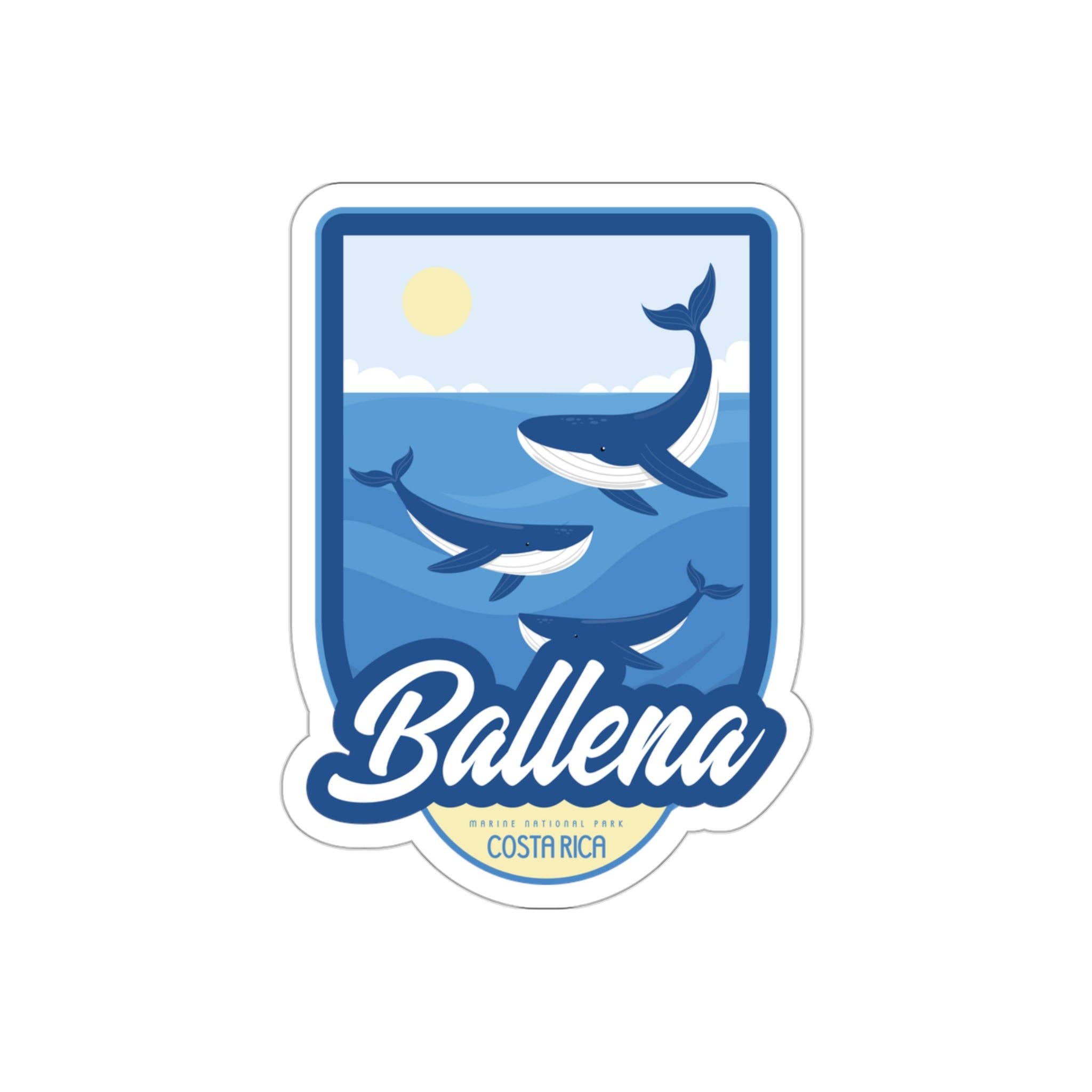 Trail Memories - Wholesale Sticker - Ballena Marine National Park - Costa Rica, Outdoor Sticker0
