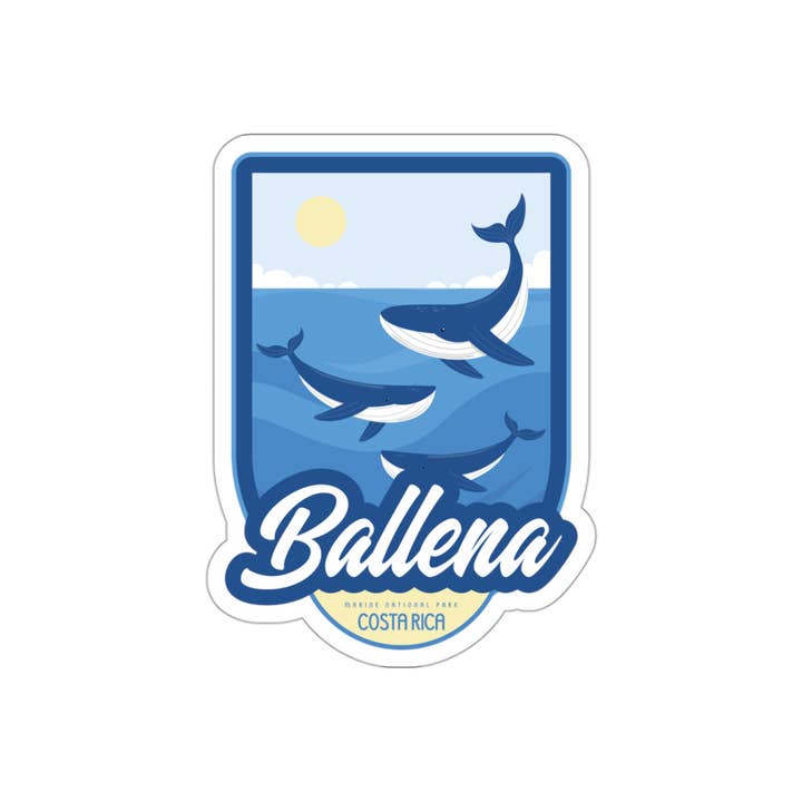 Trail Memories - Wholesale Sticker - Ballena Marine National Park - Costa Rica, Outdoor Sticker