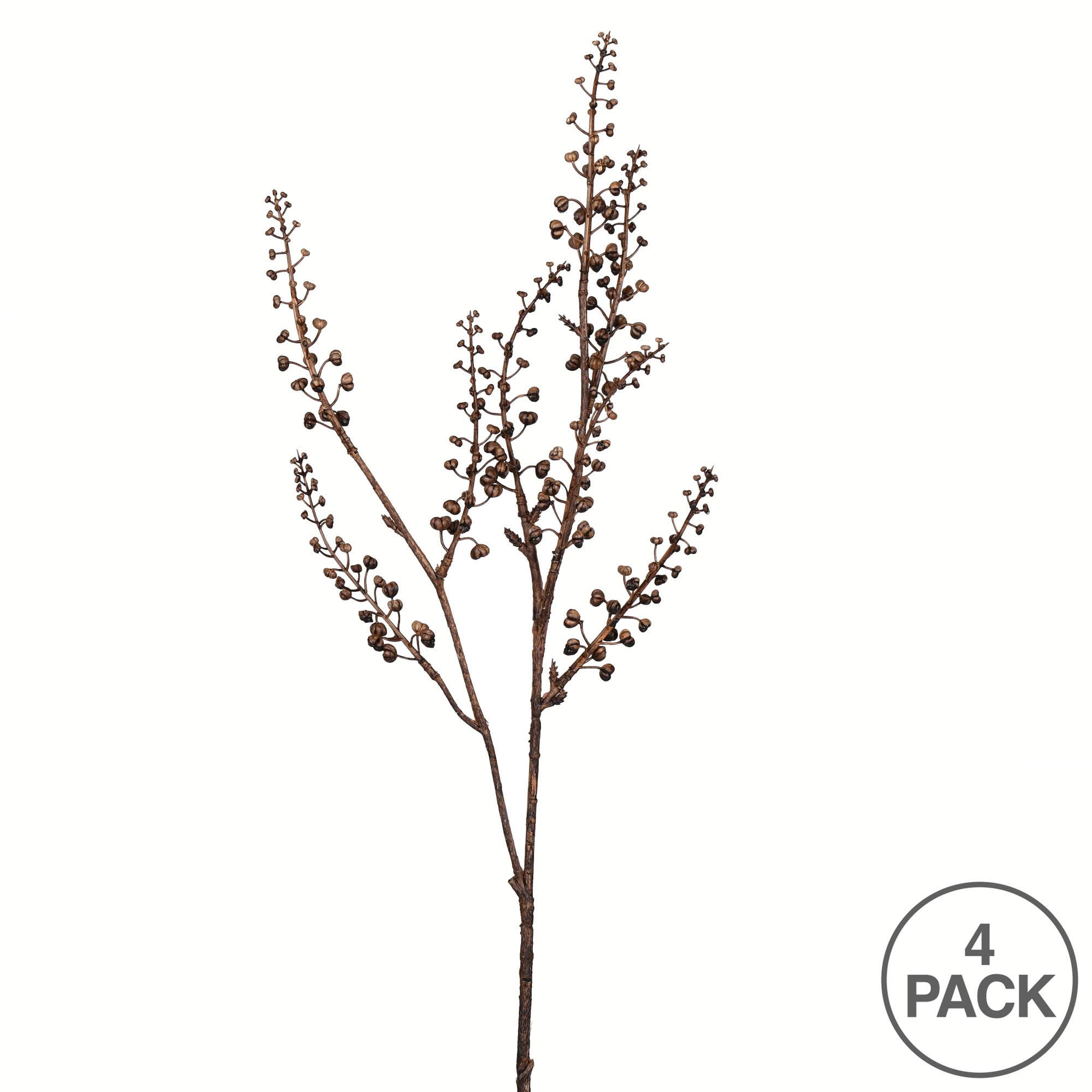 Vickerman 27" Brown Berry Spray 4/pk for wholesale on Faire2