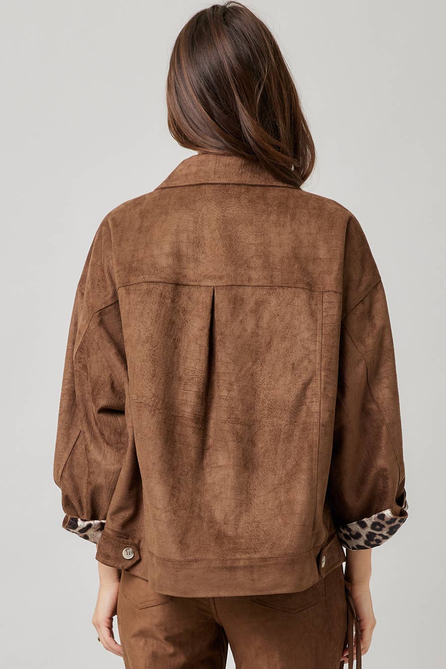 MOKA Veste en daim surdimensionnée en vente sur Faire1