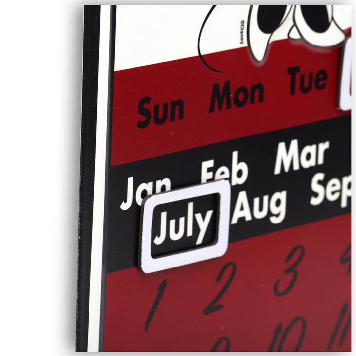 Open Road Brands, LLC - Wholesale Sign - Disney Mickey & Minnie Mouse Calendar Metal Sign2