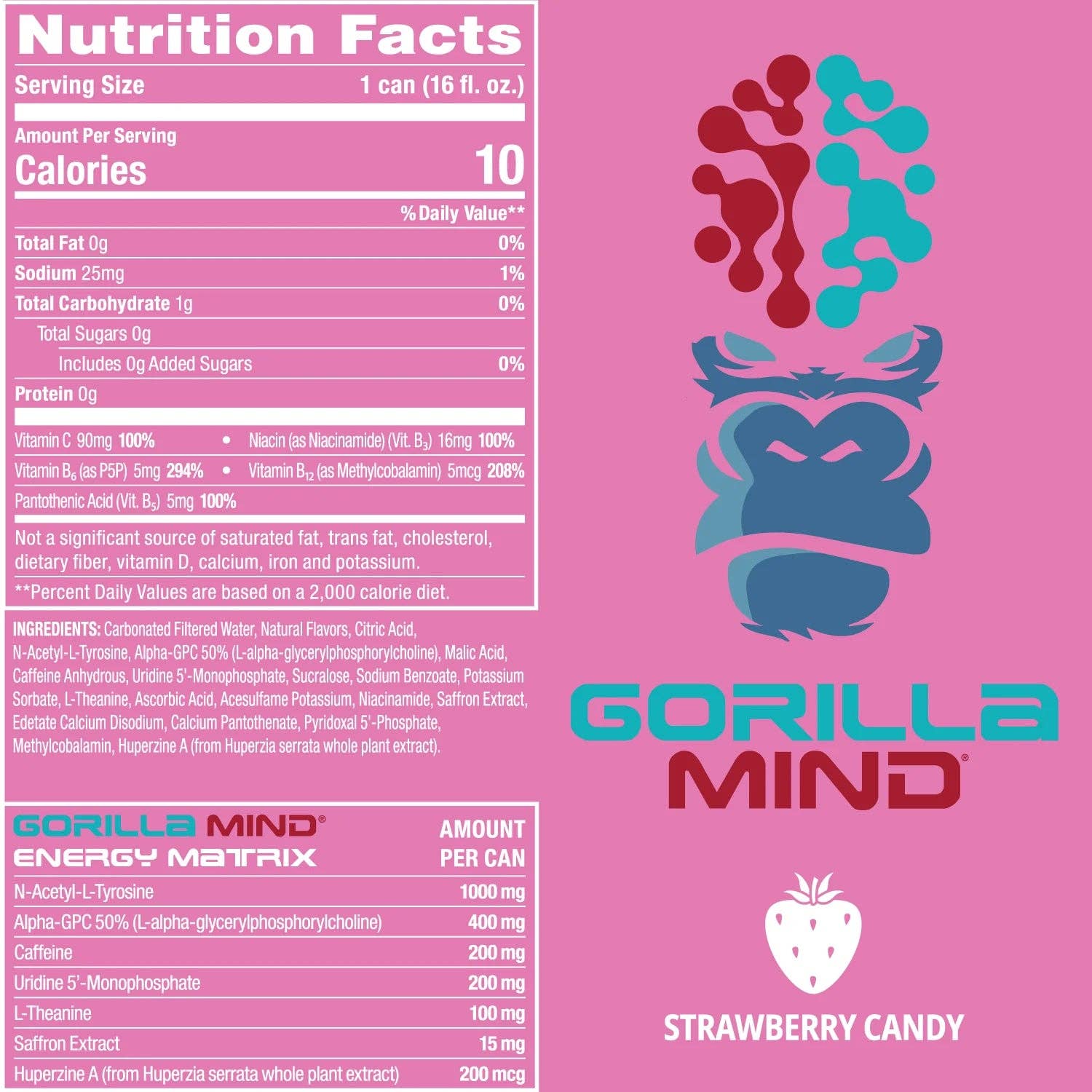 Campus Protein - Wholesale Sports/Energy Drink - Gorilla Mind Energy Drink16