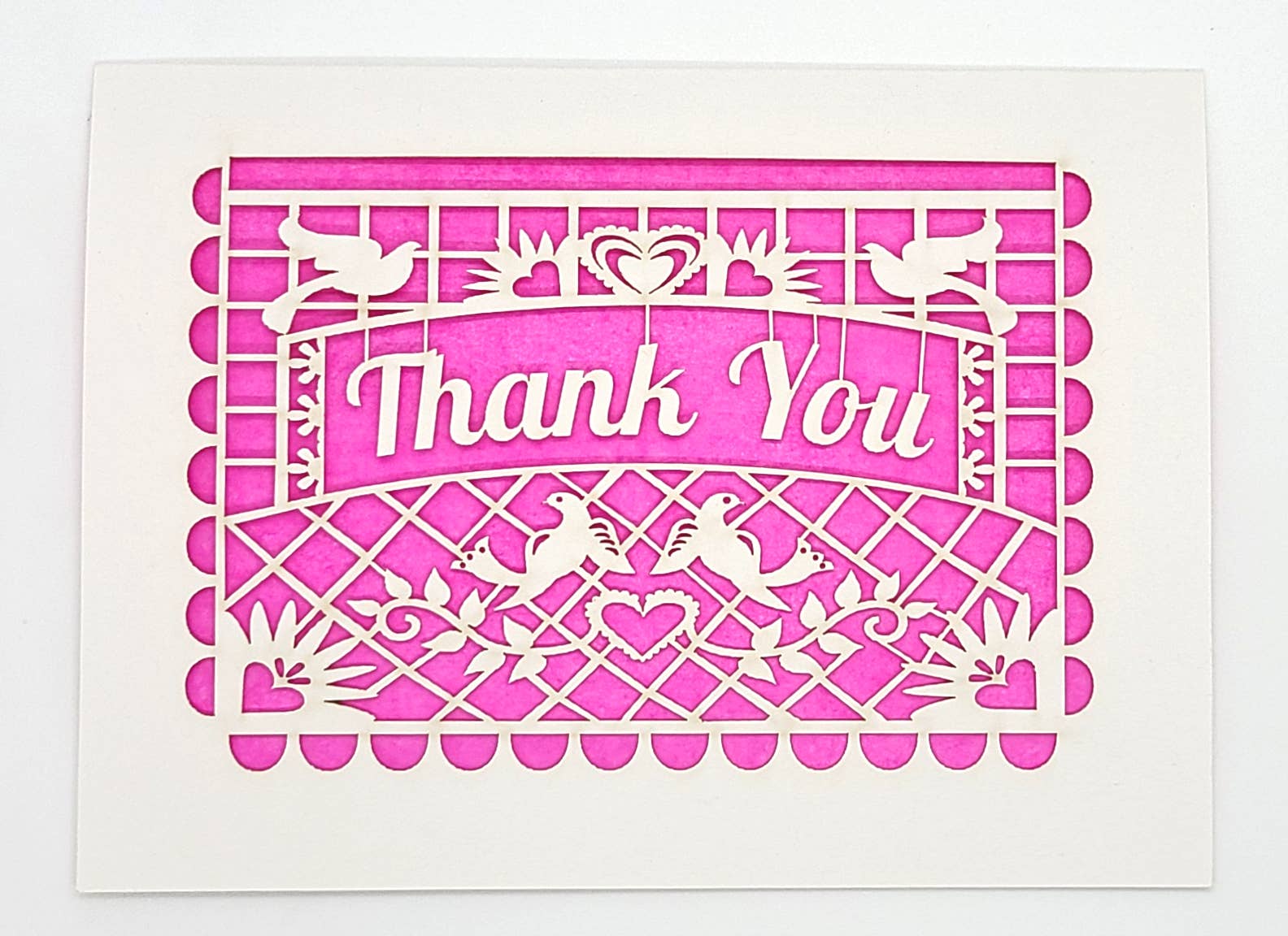 two hermanas - Wholesale Thank You Card - Thank You - Papel Picado flag3