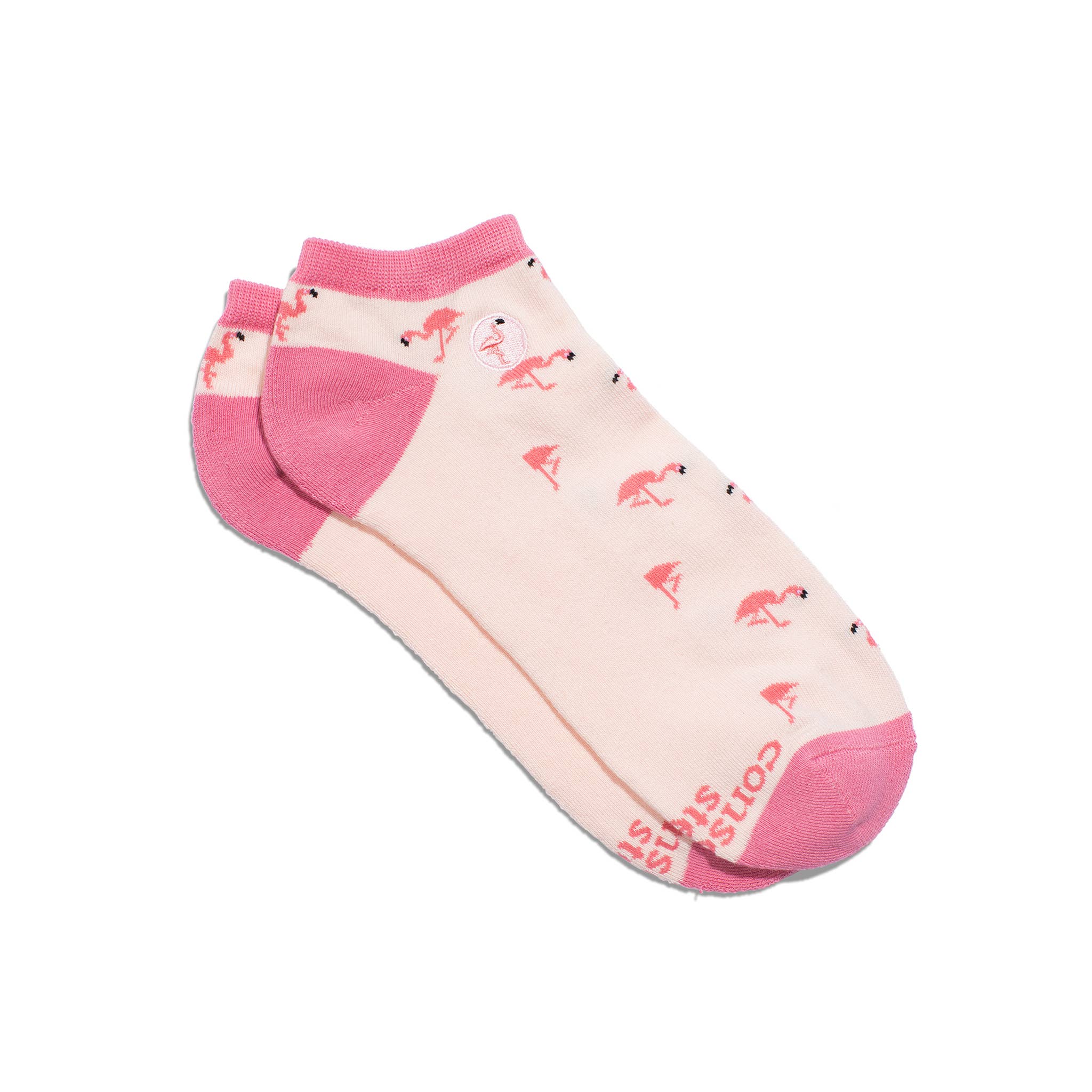 Conscious Step - Wholesale Socks - Unisex - Ankle Socks that Protect Flamingos0