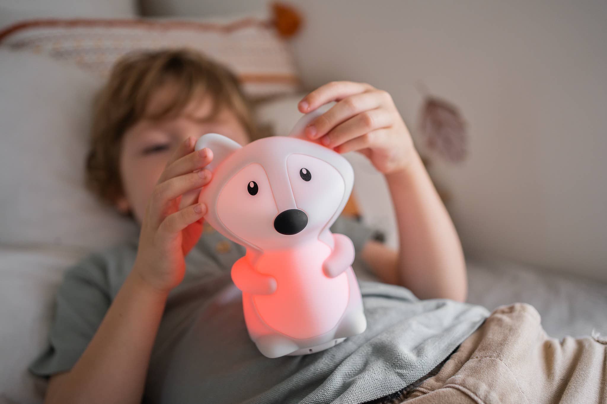 Luminous Distribution - Wholesale Night Light - Kids & Baby - Duski Rechargeable Bluetooth Night Light - Fox3