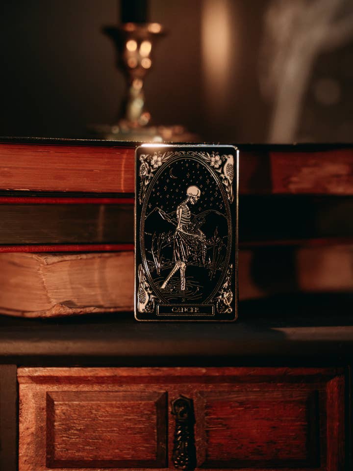 Hard-enamel Zodiac Pin - Cancer for wholesale by 13th Press