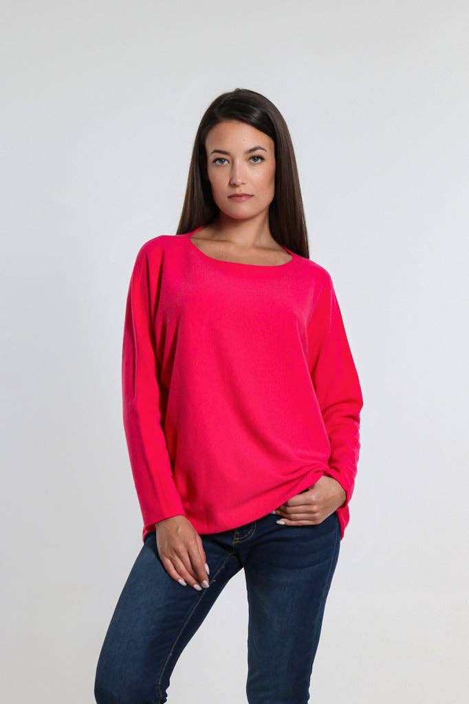 TINA Stephens Italy/Tees By Tina - Wholesale Knit Sweater - Women's - Laurin Seriously Soft Jewel Neck Sweater (BLS425)5