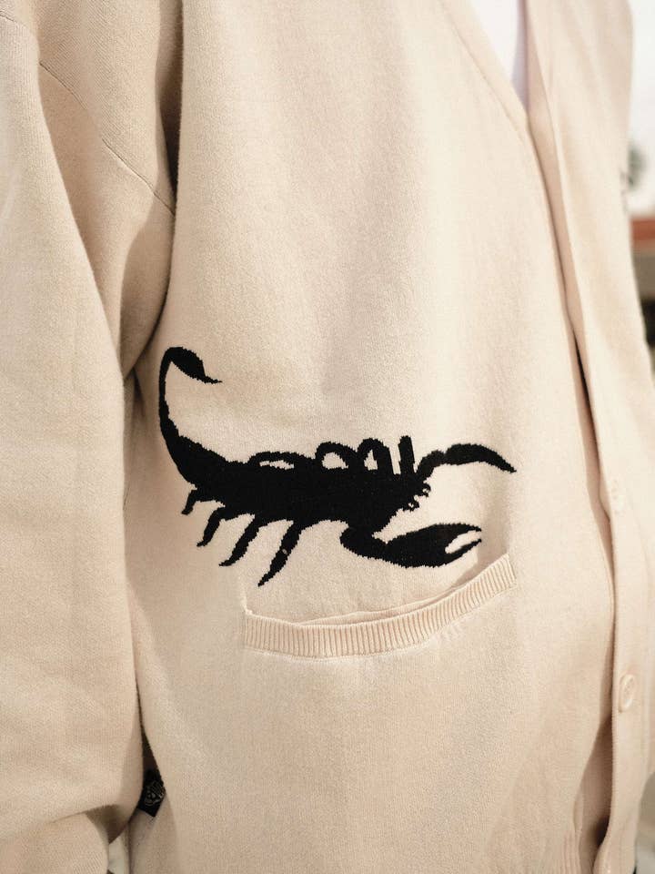 Scorpion Cardigan - Oat for wholesale on Faire6