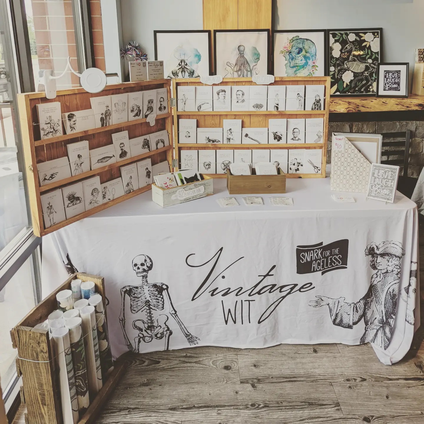 Vintage Wit - Wholesale Love Card - Greeting Card, Skeleton Love, Skeleton Pun, Hilarious Card7