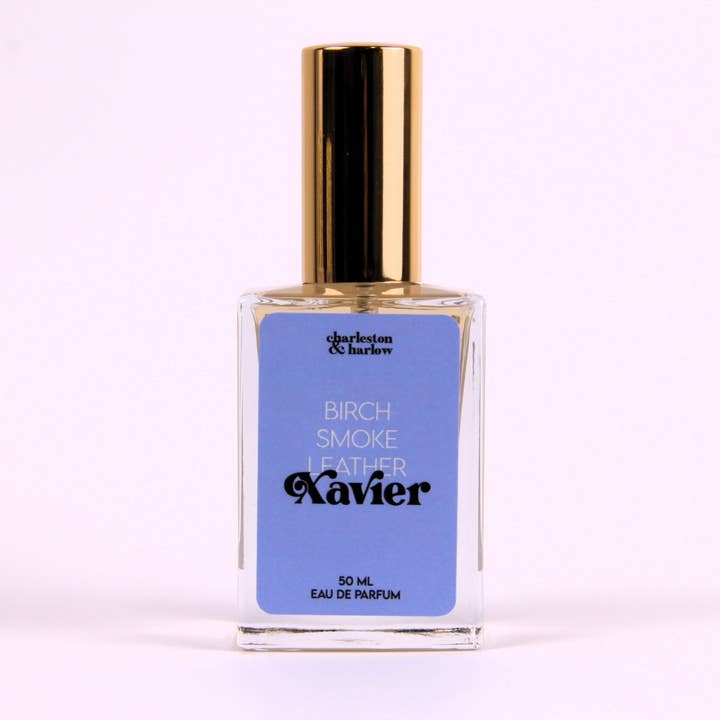 Parfum Xavier, unisexe, 50 ml pour la vente par Charleston & Harlow Candle Co.