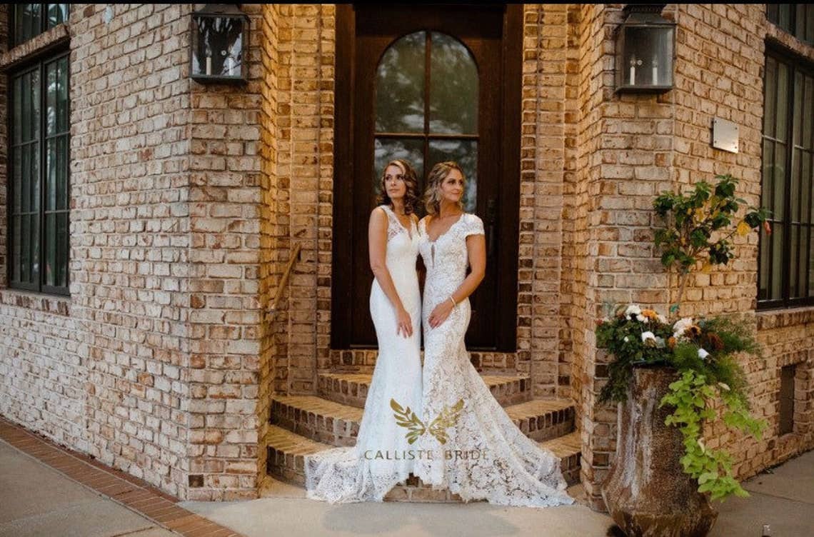 Elfenben På lager, størrelse 6 US - Dianira brudekjole for engroshandel på Faire2