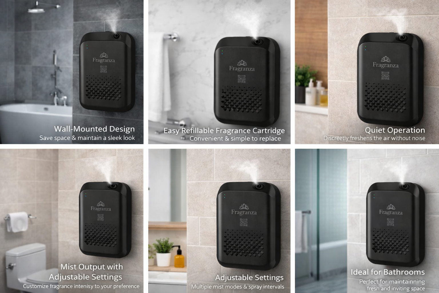 FRAGRANZA613 Inc - Wholesale Electronic Diffuser - Rimini PLUS All-in-One (Wired & Wireless Covers 1,500 sq/ft5