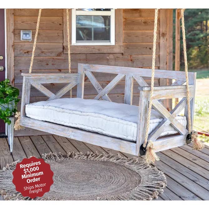 CTW Home Collection - Wholesale Swing - Kids & Baby - Heavy Duty Farmhouse Swing