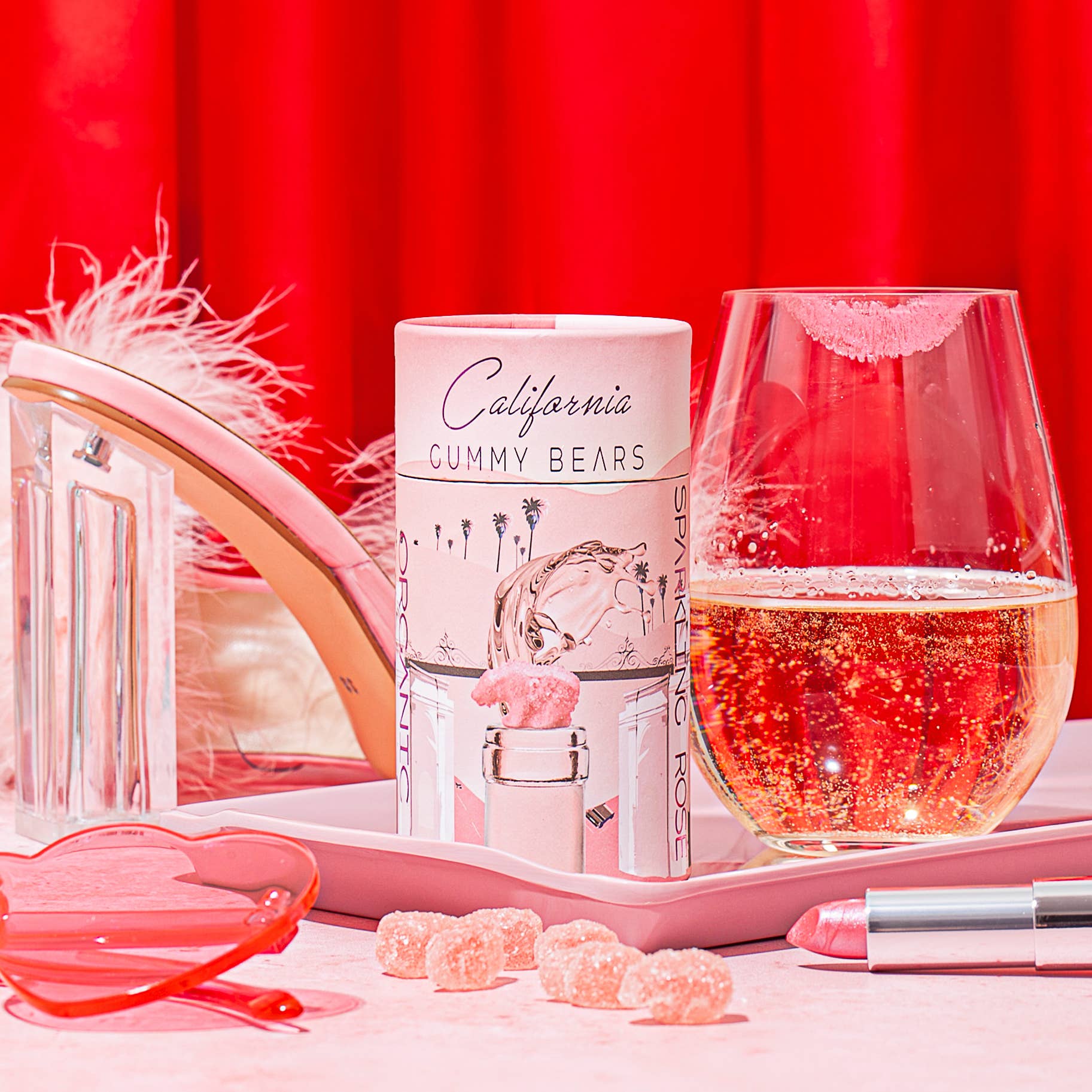 California Gummy Bears – wholesale Gummy – BEL AIR SPARKLING ROSÉ - ORGANIC, VEGAN & SUSTAINABLE. CANDY2