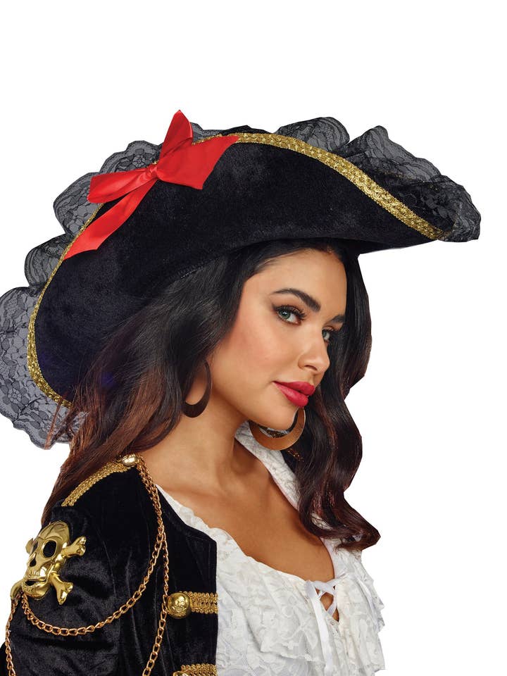 Women's Pirate Hat for wholesale by Dreamgirl International
