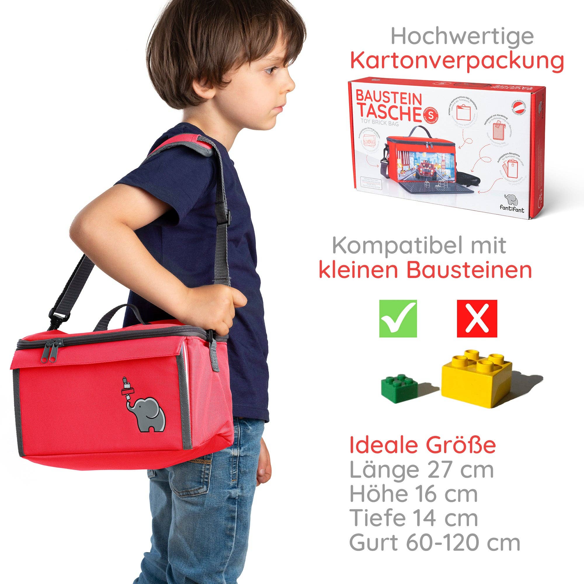 fantifant - Wholesale Toy Set - Kids - Building block bag with fold-out construction plate9